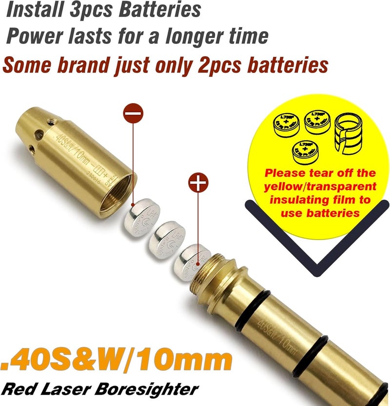 BOOLIT EYE Special Laser Boresighter End Barrel Laser Bore Sight Accurately and Easy to Fit Revolvers Pistols Rifle and Air Guns - Image 5